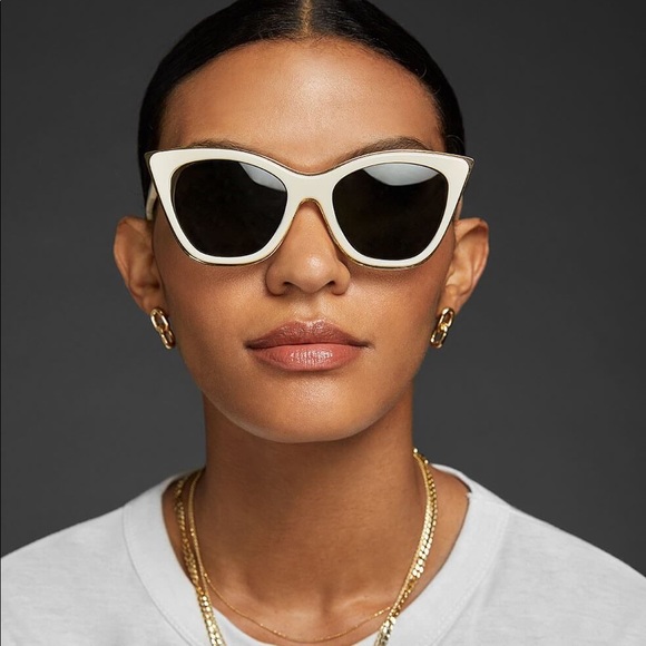 Anine Bing Accessories - Anine Bing Echo Park Sunglasses - Bone